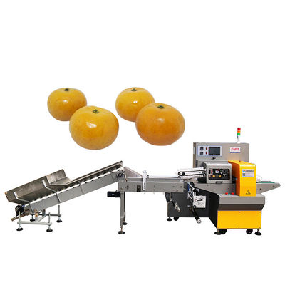 CE OPP التلقائي آلة تغليف الفاكهة الطازجة البرتقال